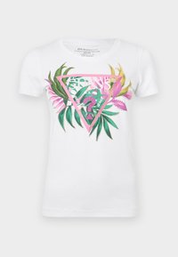 LEAF TRIANGLE TEE - T-shirt con stampa - white