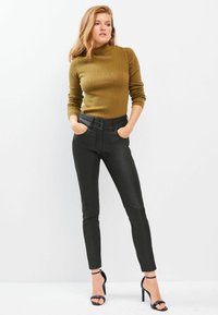 Next LIFT, STYLE AND SHAPE COATED - Blugi slim fit - black
