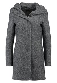 ONLY Abrigo corto - mottled dark grey