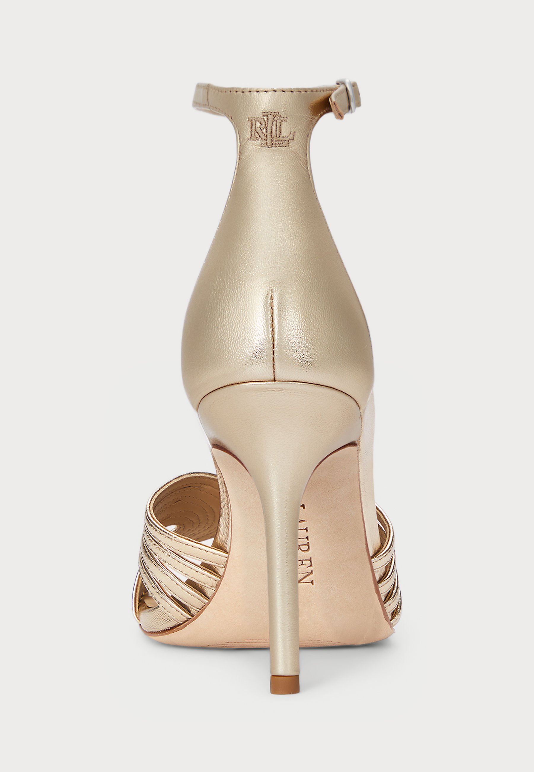 Lauren Ralph Lauren ALLIE METALLIC MULTISTRAP SANDAL - High