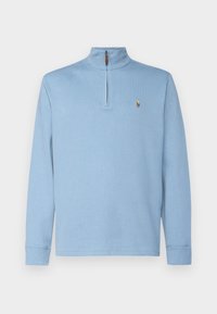 ESTATE RIB QUARTER ZIP PULLOVER - Pullover - vessel blue