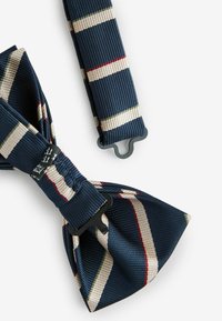 Next REGULAR FIT - DESIGN  - Motýlik - navy blue neutral brown stripe