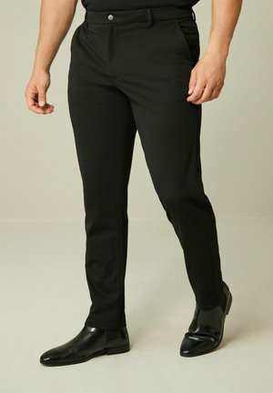 SLIM FIT STRETCH - Tygbyxor - black