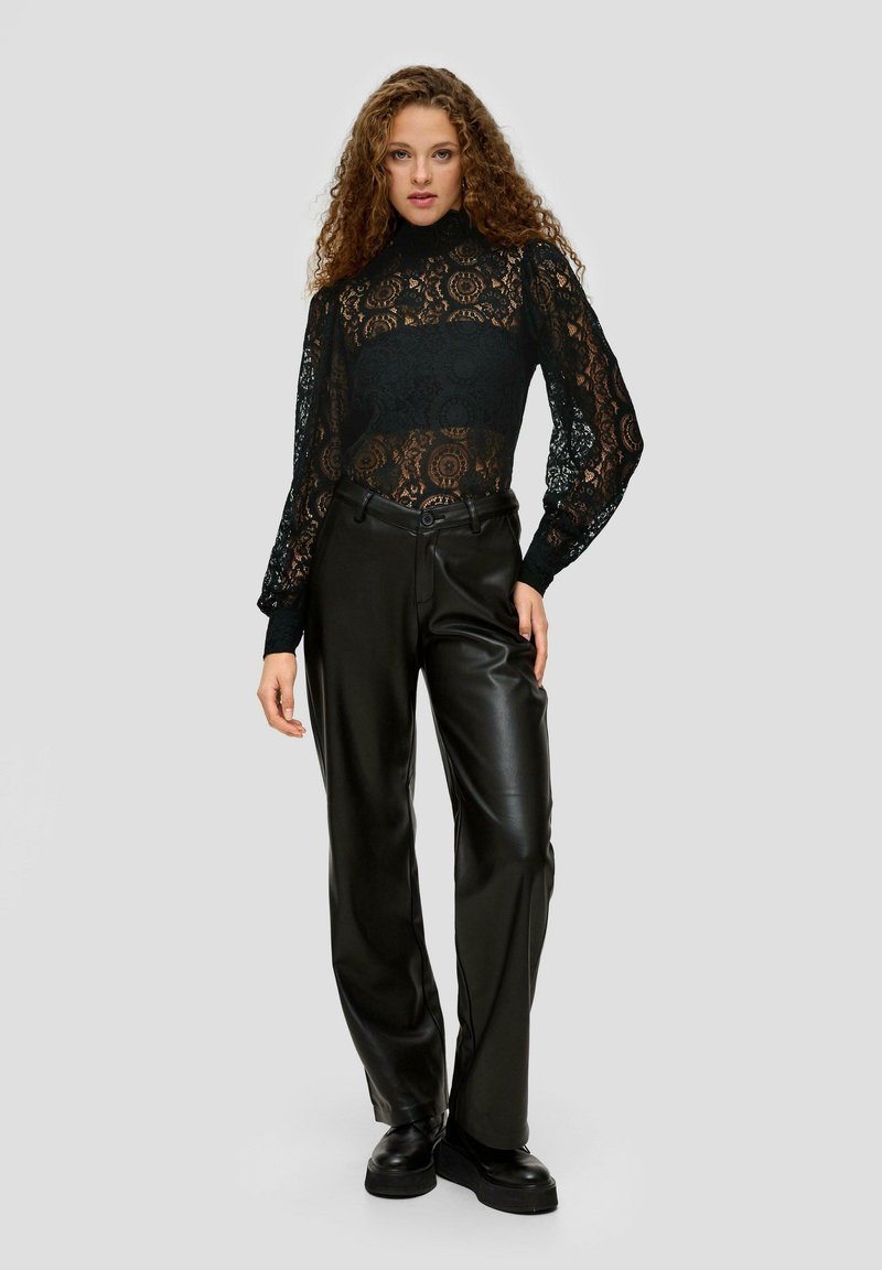QS MODISCHE - Blouse - schwarz