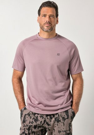 FLEXNAMIC FITNESS HALBARM PRINT QUICKDRY - Camiseta básica - mauve