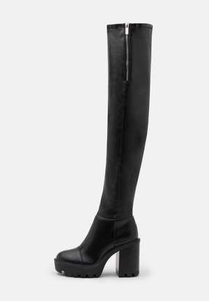 High Heel Stiefel - black