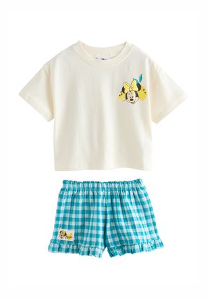 Next, DISNEY MINNIE AND MICKEY SHORT SLEEVE SET - Shorts - ecru white