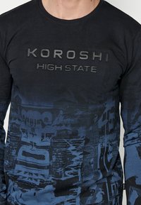 Koroshi Top s dlhým rukávom - azul   blue