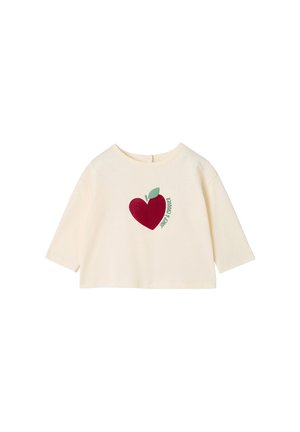 Vertbaudet, Langarmshirt - wollweiß