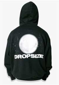 Dropsize OVERSIZE MOON DESIGN  - Hoodie - washedblack