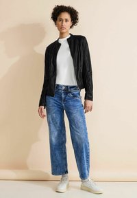 Street One Faux leather jacket - schwarz