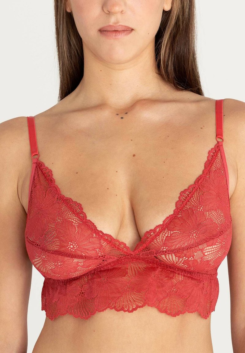 Erlich Textil CLASSY - Triangel BH - granatapfel