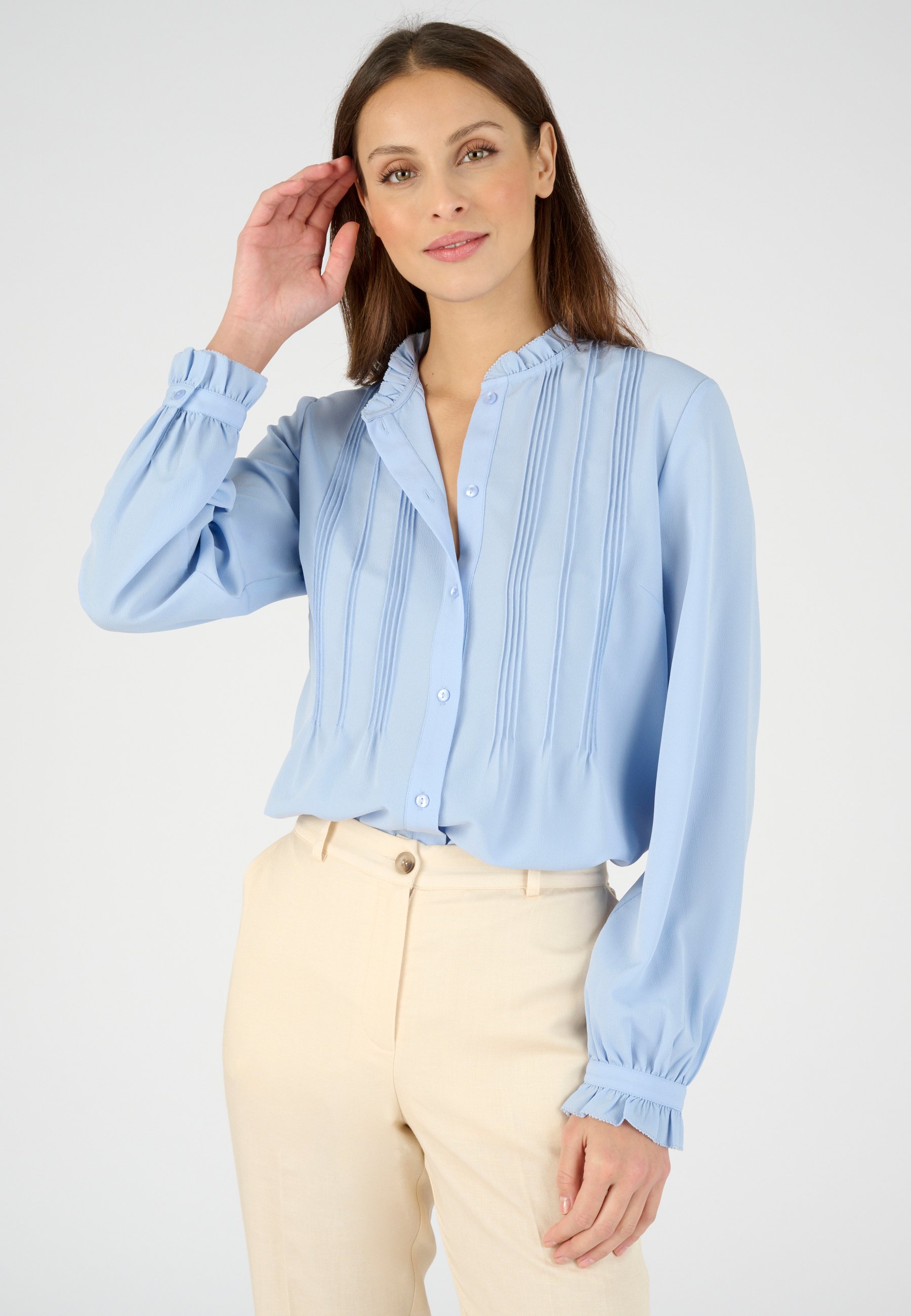 Chemisier Damart Blanc - Taille 40 - Coupe Regular - Occasion Très Bon état
