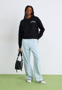 Carhartt WIP AMOUR - Camisola - black/misty sky