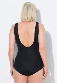 Ulla Popken RIBBON TRIM - Costume da bagno - black