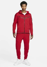 Nike Sportswear M NSW TCH FLC FZ WR - Camisola com fecho - gym red black
