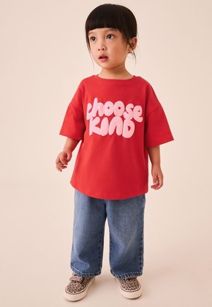 Next, REGULAR FIT - SHORT SLEEVE T-SHIRT . - T-shirts print - red