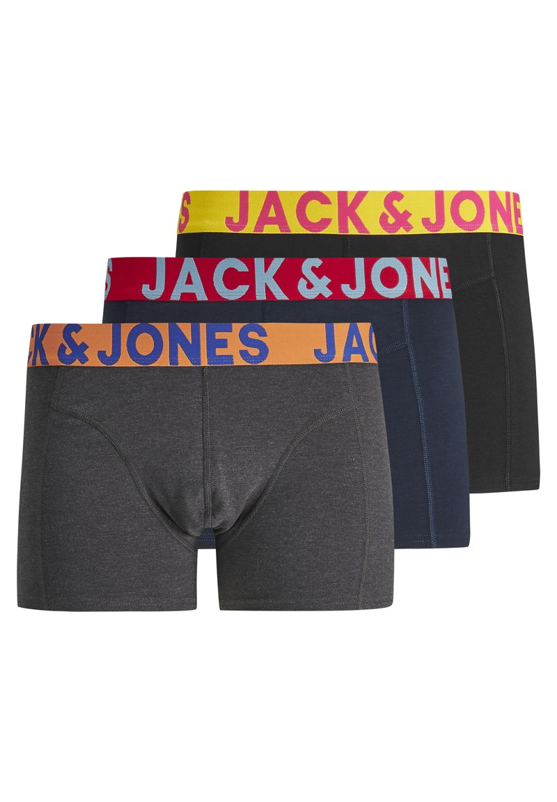 JACK & JONES Herren Boxershorts 3er Pack - Bequeme Jacwest Solid Trunks