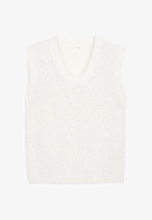 ARKET, ARKET BOUCLÉ VEST - Pullover - white