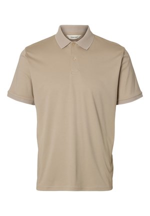 Selected, SLHFAVE - Poloshirt - oatmeal