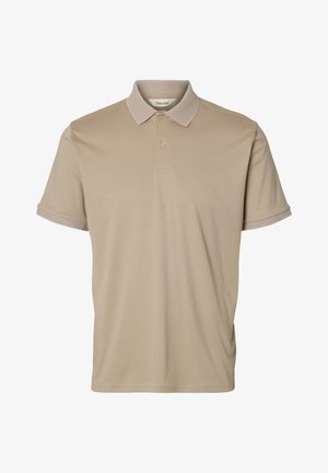 Selected, SLHFAVE - Polosärk - oatmeal