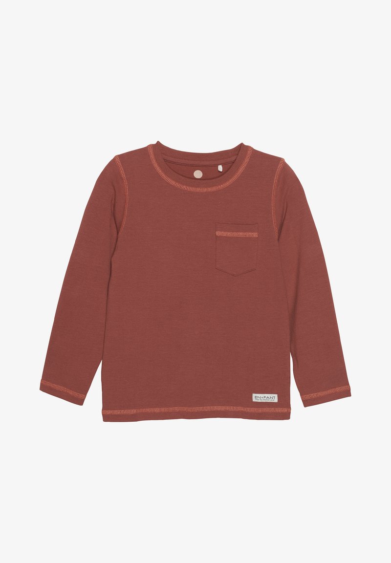 EN FANT ENTSHIRT - Hosszú ujjú felső - henna
