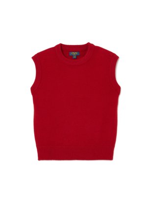 CREW NECK REGULAR FIT SLEEVELESS - Maglione - cherry red