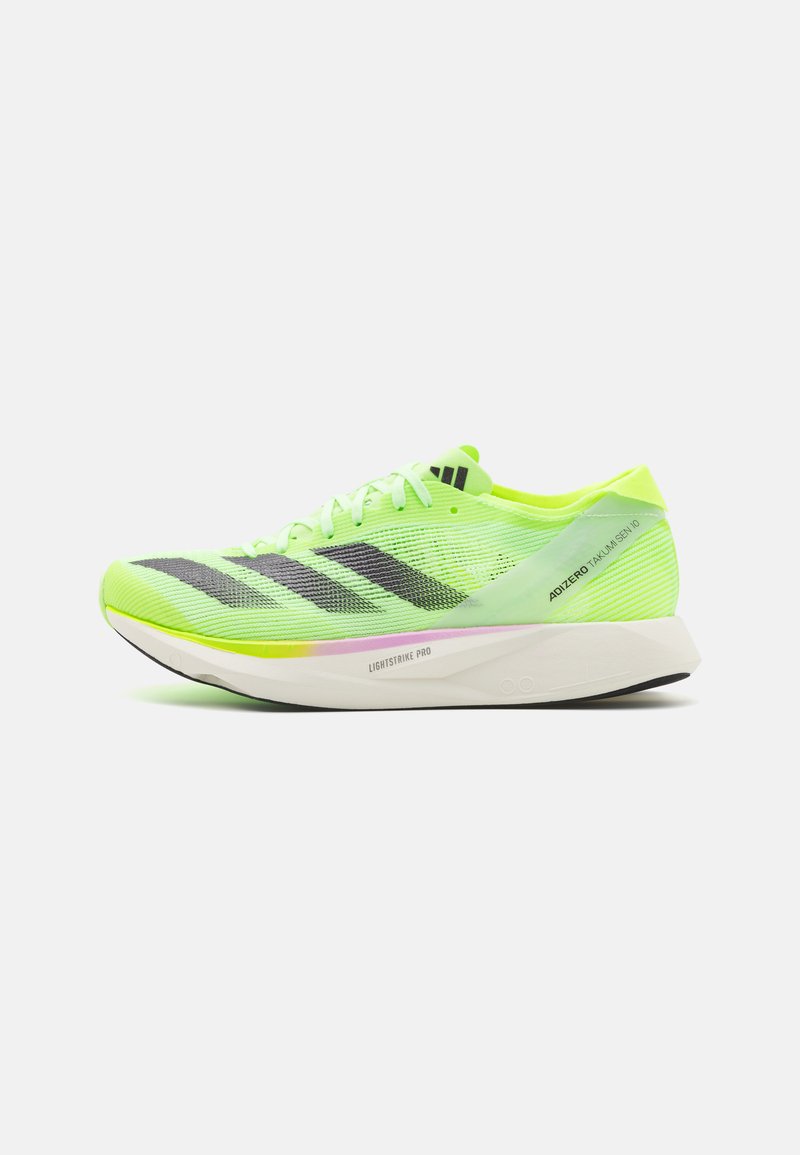 adidas Performance ADIZERO TAKUMI SEN 10 - Utcai futócipők - light green/neon yellow