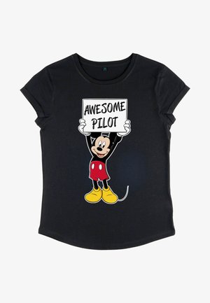 Henry Tiger MICKEY CLASSIC MICKEY AWESOME PILOT - T-shirt z nadrukiem
