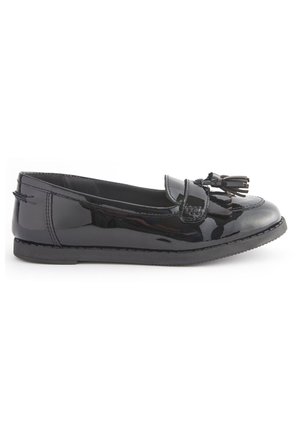 SCHOOL LEATHER TASSEL LOAFERSFIT (F) - Mokasīni - black patent