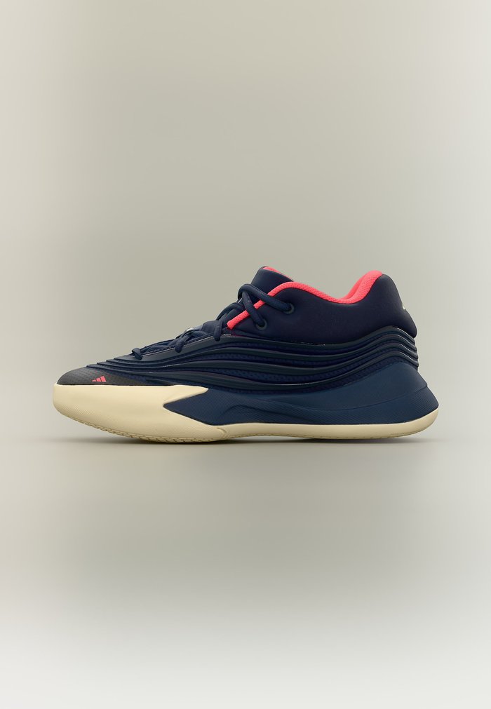 adidas DAME X UNISEX - Basketball shoes - night indigo/warm vanilla/solar turbo