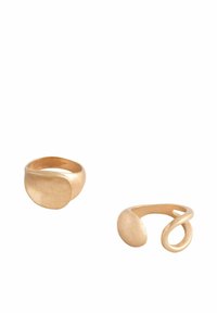 Next CHUNKY SWIRL 2 PACK - Sõrmus - gold tone