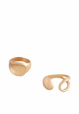 CHUNKY SWIRL 2 PACK - Ringe - gold tone