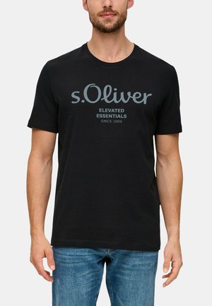 Print T-shirt - schwarz