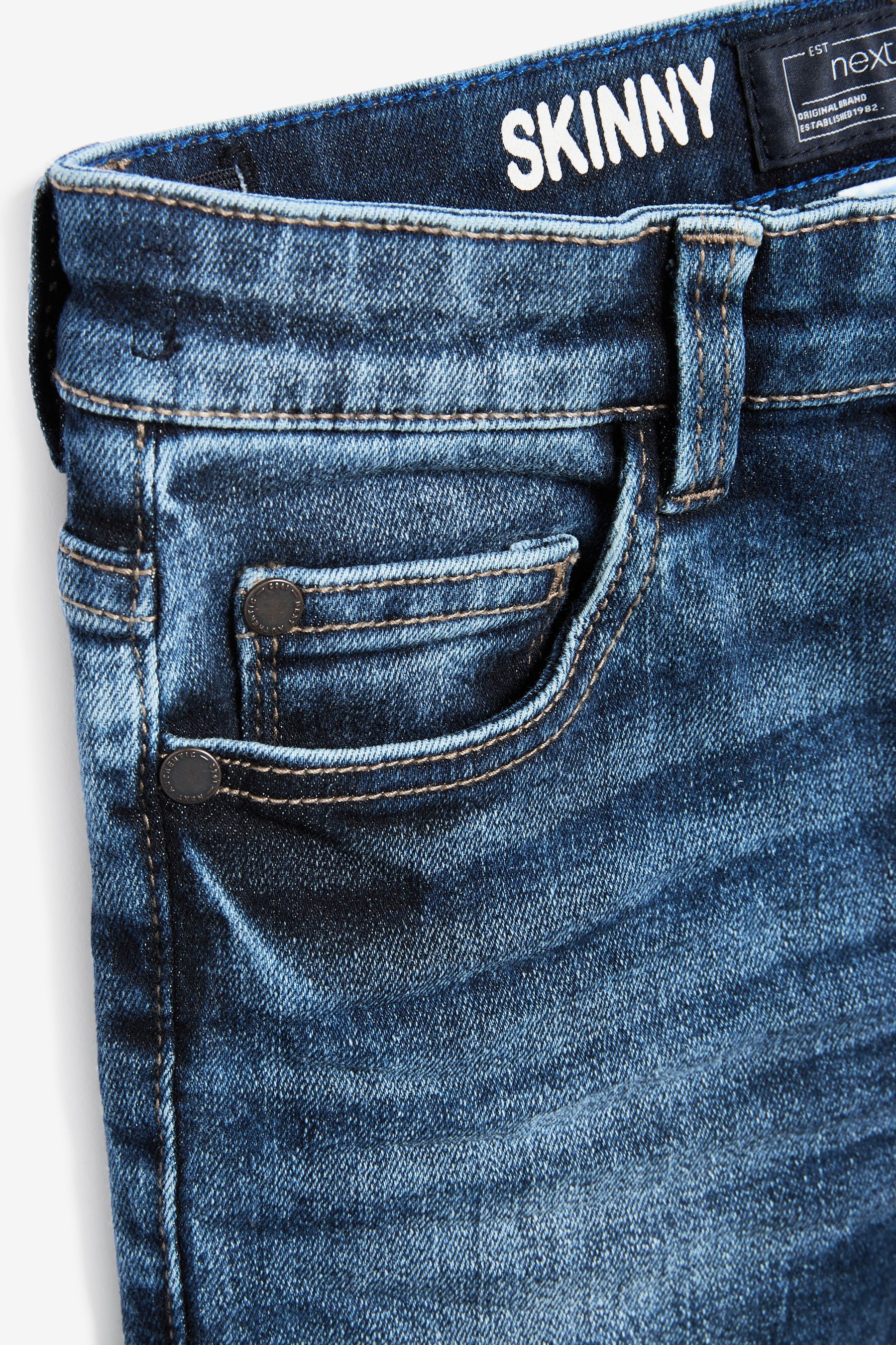 Next ACID WASH - Jeans Skinny Fit - blue/Blauw - Zalando.nl