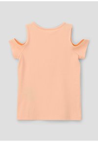 s.Oliver MIT CUT-OUTS - T-shirt basic - papaya