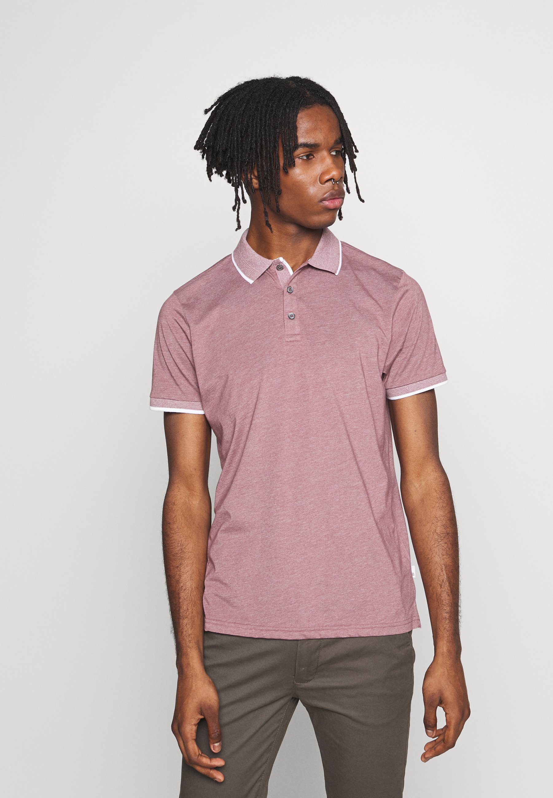 Burton Menswear London 2 Pack TIPPED Poloskjorter blue Burton Menswear London 2 Pack TIPPED - Poloskjorter - blue