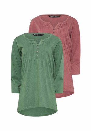 2 PACK   - Long sleeved top - green
