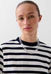 Scalpers HEAVY SOLID - T-shirt con stampa - navy stripes