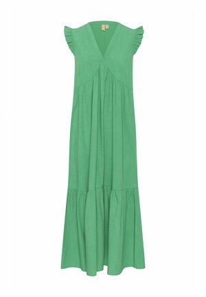 Culture, CUOLENA SLEEVELESS FRILL - Robe de jour - holly green