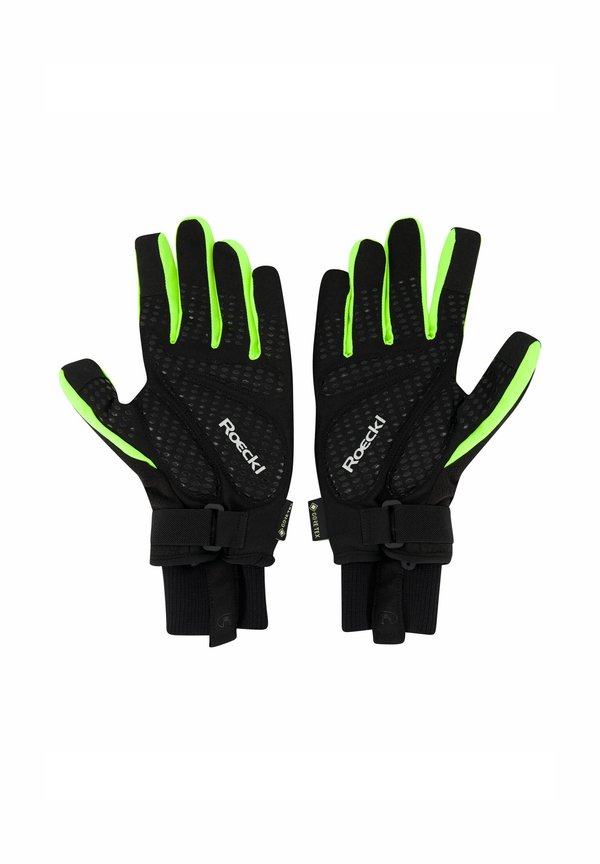 Fingerhandschuh - gelb schwarz