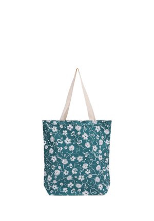 Seasalt Cornwall, SEASALT CORNWALL FOLDAWAY CANVAS SHOPPER - Sac à main - blue - nasturtium press estuary