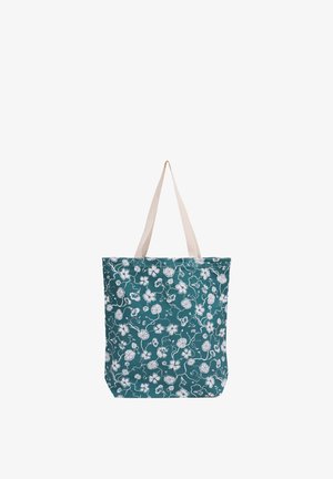 Seasalt Cornwall, SEASALT CORNWALL FOLDAWAY CANVAS SHOPPER - Sac à main - blue - nasturtium press estuary
