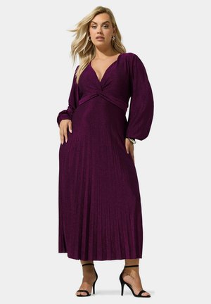 Yours Clothing, PLUS SIZE OCCASION DRESSES - Robe de cocktail - aubergine