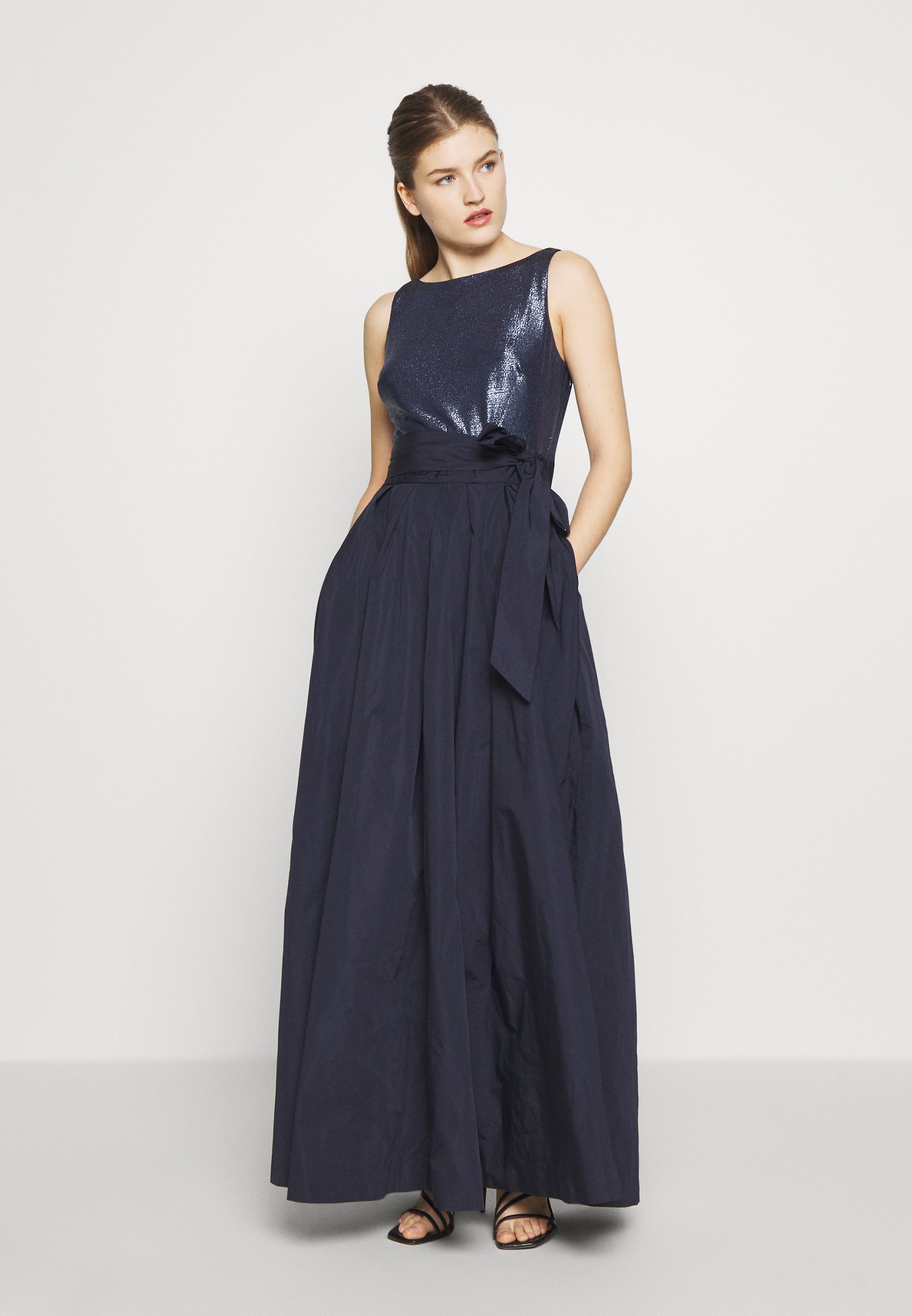 Lauren Ralph Lauren - MEMORY LONG GOWN COMBO - Ballkjole - lighthouse navy