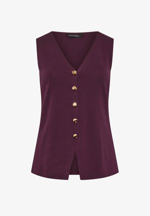 Evans, PLUS SIZE VESTS & CAMIS - Vest - plum