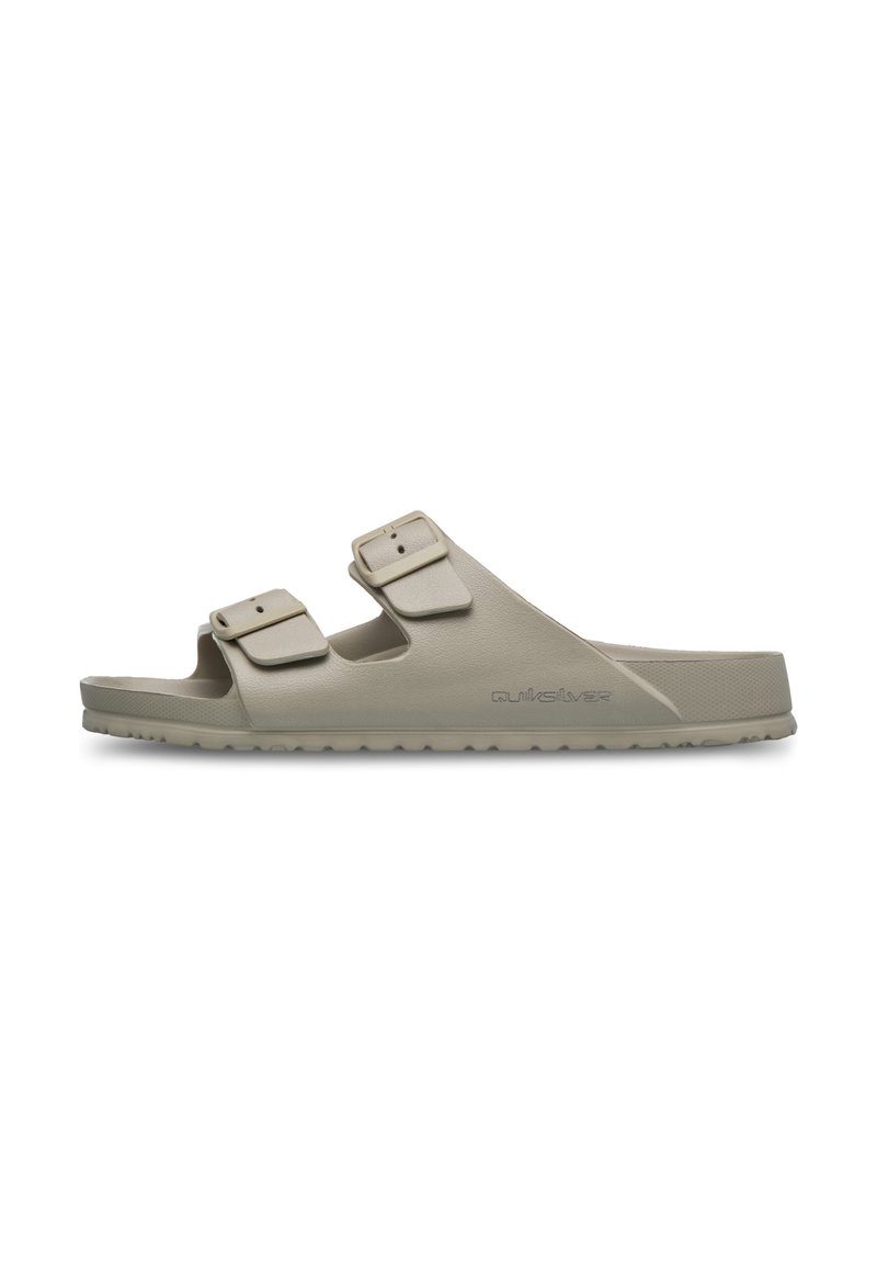 Quiksilver EMBARK - Pool slides - seneca rock/beige - Zalando.co.uk