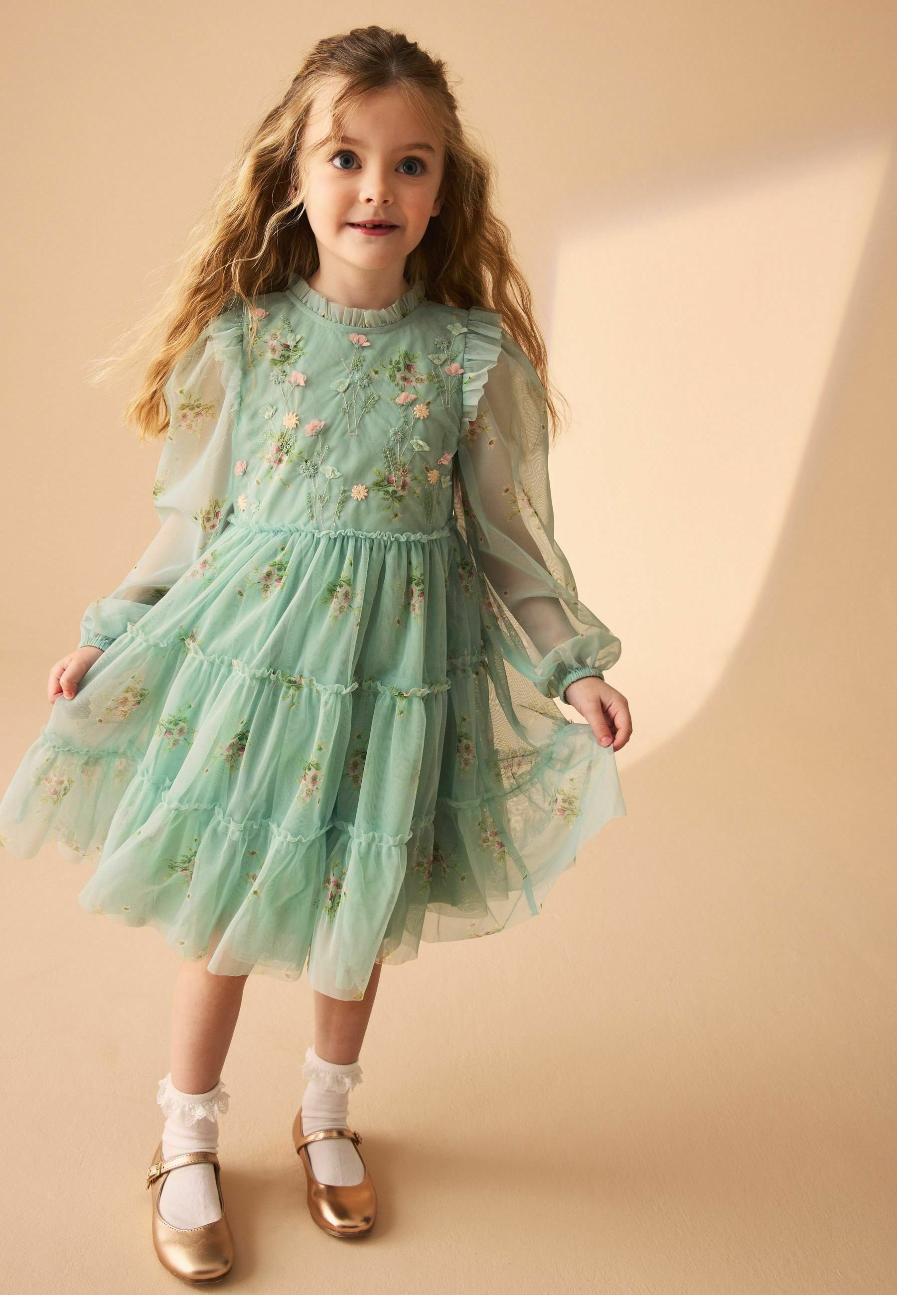 Laura Ashley TIERED REGULAR FIT - Day dress - mint green/green - Zalando Laura Ashley TIERED REGULAR FIT - Day dress - mint green/green - Zalando