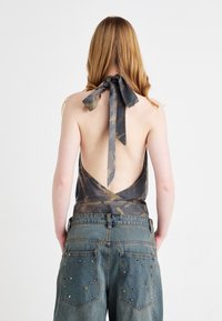 Jaded London DRAPED WITH SCARF DETAIL - Top - green