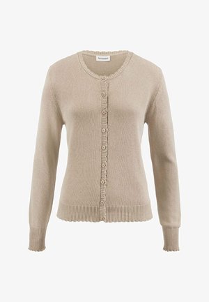 hessnatur, Strickjacke - taupe